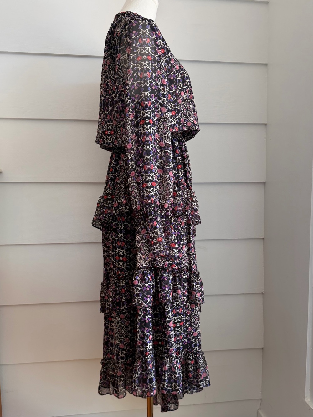 MISA Los Angeles Rania Ruffle Midi Dress - Picture 4 of 9